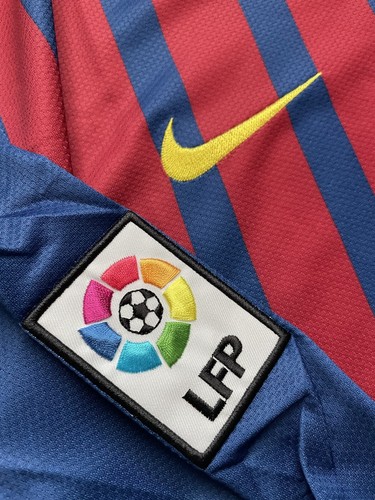 2011/12 Barcelona Home Jersey #10 Messi XL Nike Long Sleeve Soccer Football NEW - Picture 8 of 15