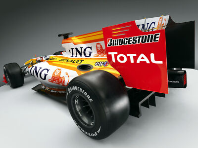 Cars 2009 renault r29 formula one f 1 race racing wheel Desk Mat Stitched