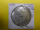 1896-P AU U.S. Morgan Silver Dollar. A Very Nice Coin. USMA96P0