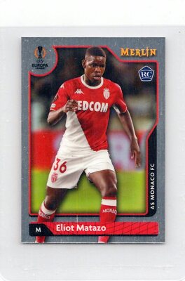 2021-22 Topps Merlin Chrome UEFA #A-MA Marcos Alonso Blue AUTO #/75