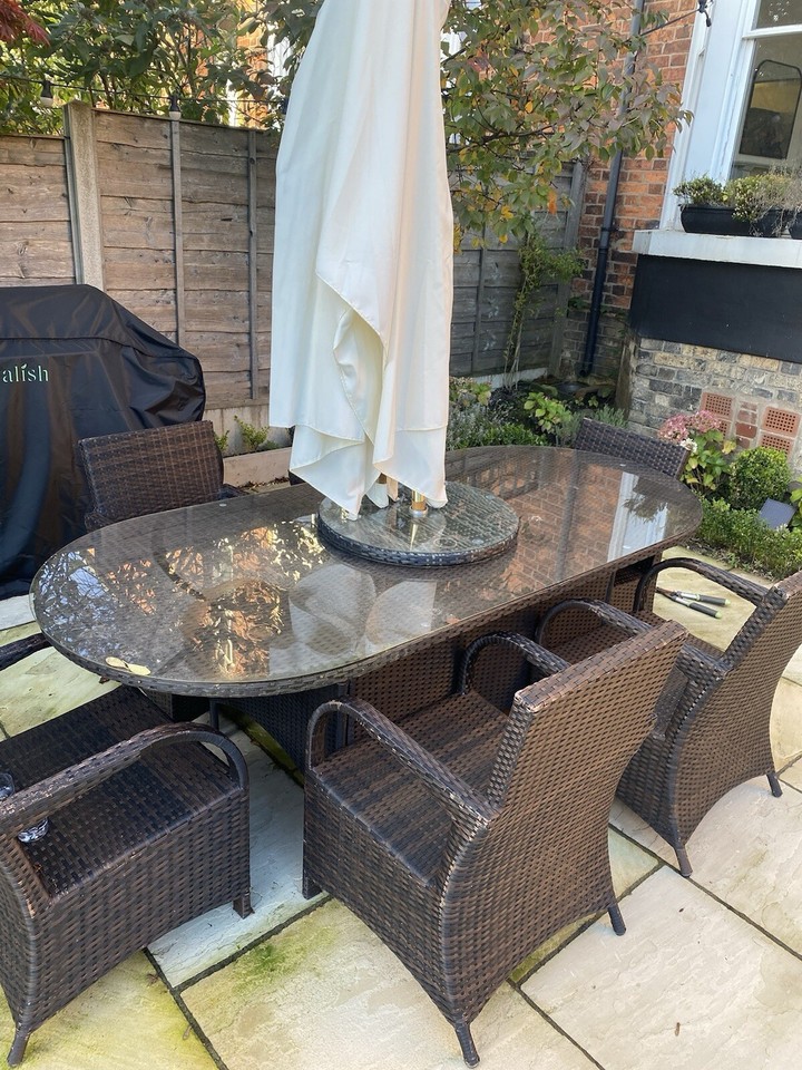 garden furniture used rattan eBay