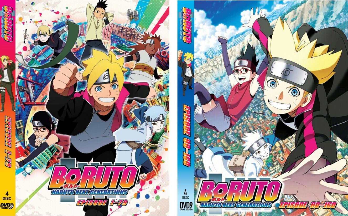 Boruto : Naruto Next Generations Episodes 1 - 231 English Dubbed 12 Seasons  DVD