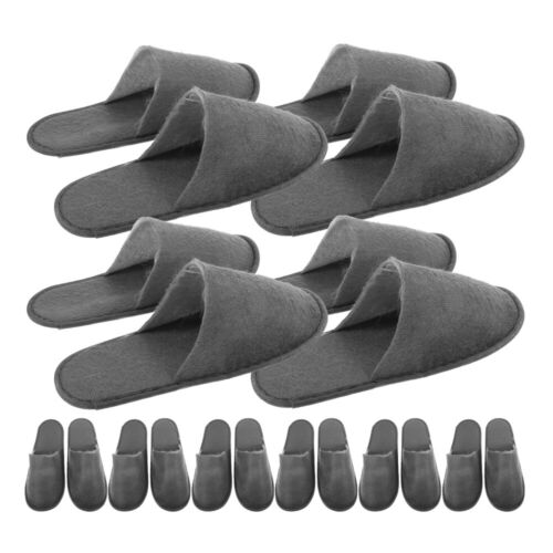 10 Pairs Disposable Slippers Non-skid Hotel Shoes Man Men and Women