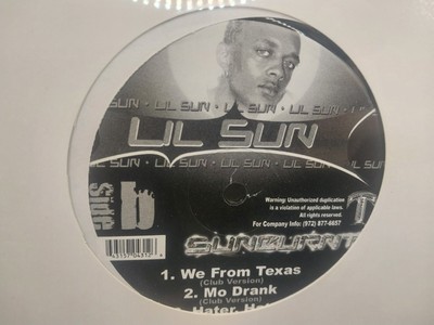 Lil Sun Sunburnt Vinyl Lp Sealed Deep Squad Tycoons We From Texas