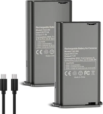 TACTACAM 2 Pack Lipo Lithium Battery Pack,Rechargeable Trail&Game Camera Battery