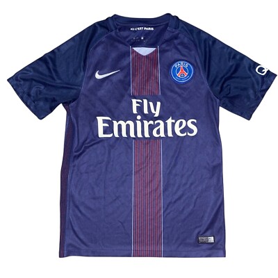 NIKE FLY EMIRATES 2016 Dri-Fit ICI C'EST PARIS Saint-Germain Jersey Sz Small