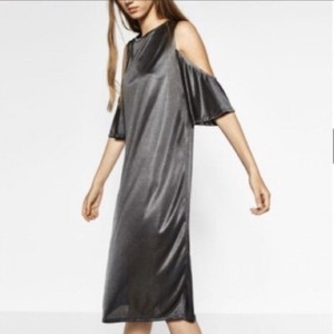 zara cold shoulder dress