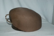 Vintage Original Glenover Henry Pollak Women's Cloche Hat 100 WoolL TAN