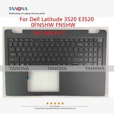 New 0FN5HW FN5HW For Dell Latitude 3520 E3520 Palmrest Cover No Backlit Keyboard
