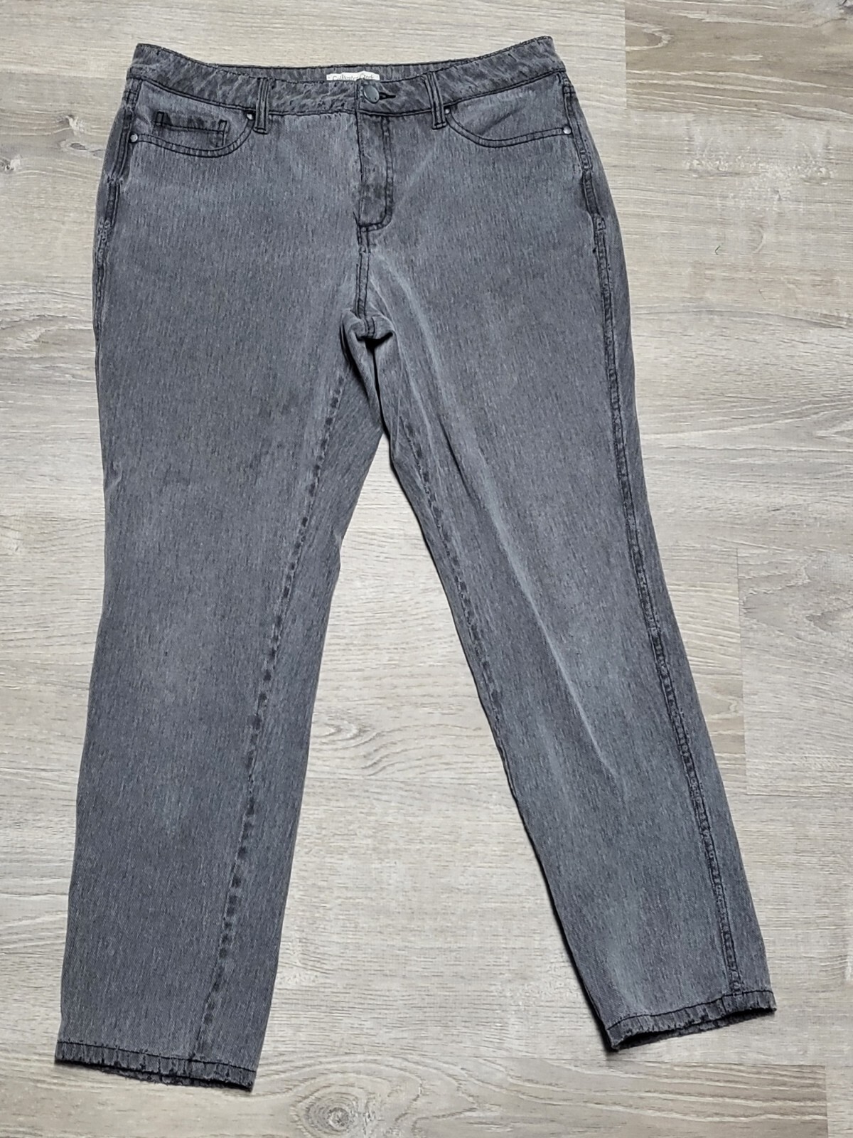 Coldwater Creek Natural Fit Jeans Women's Size 12M Black Mid-Rise Stretch