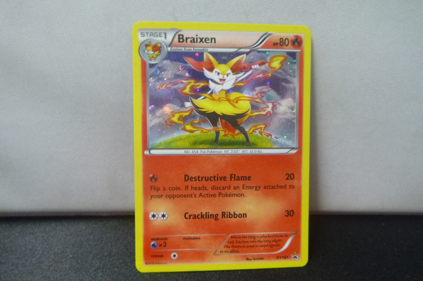 Pokemon Card XY Promo Braixen XY161