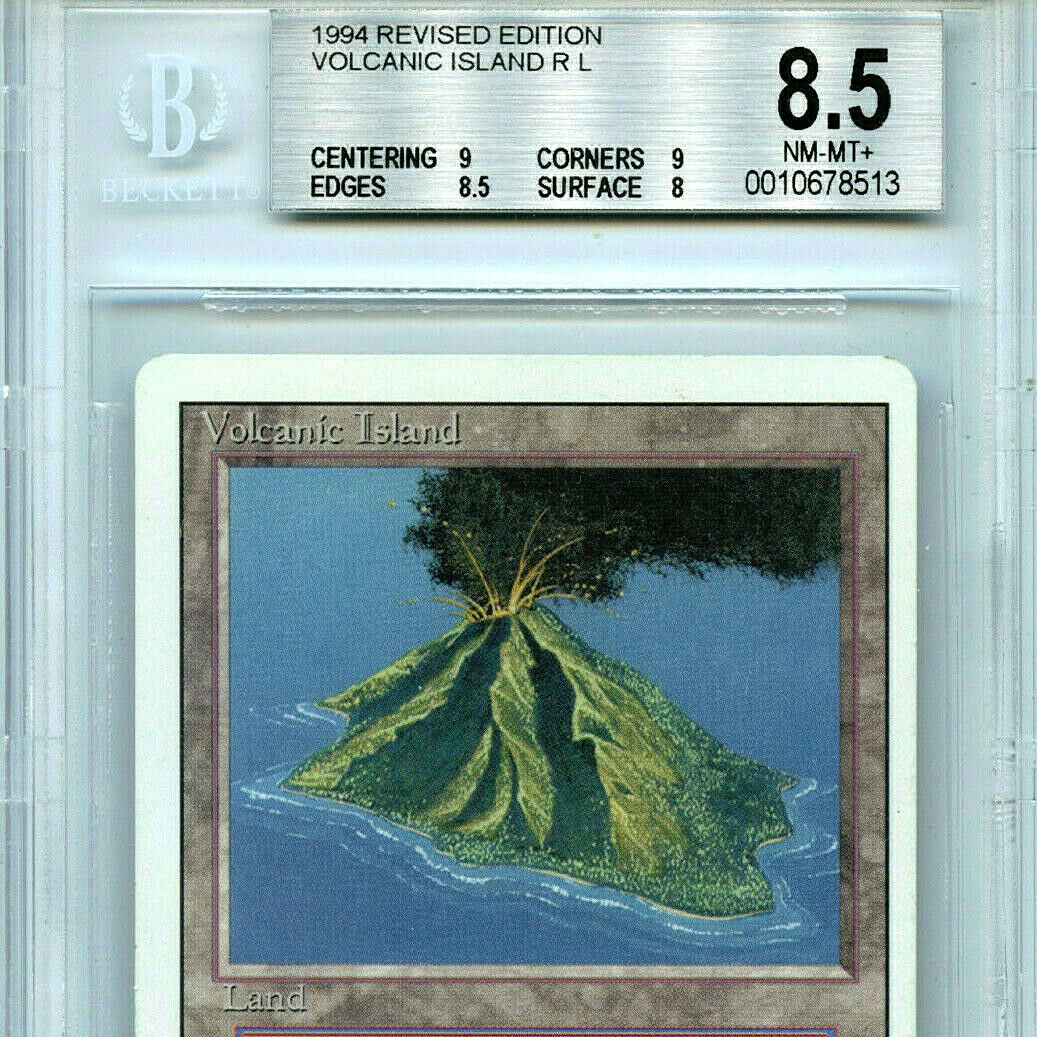 MTG Revised Dual Land Volcanic Island BGS 8.5 NM-MT+ Magic Card | eBay