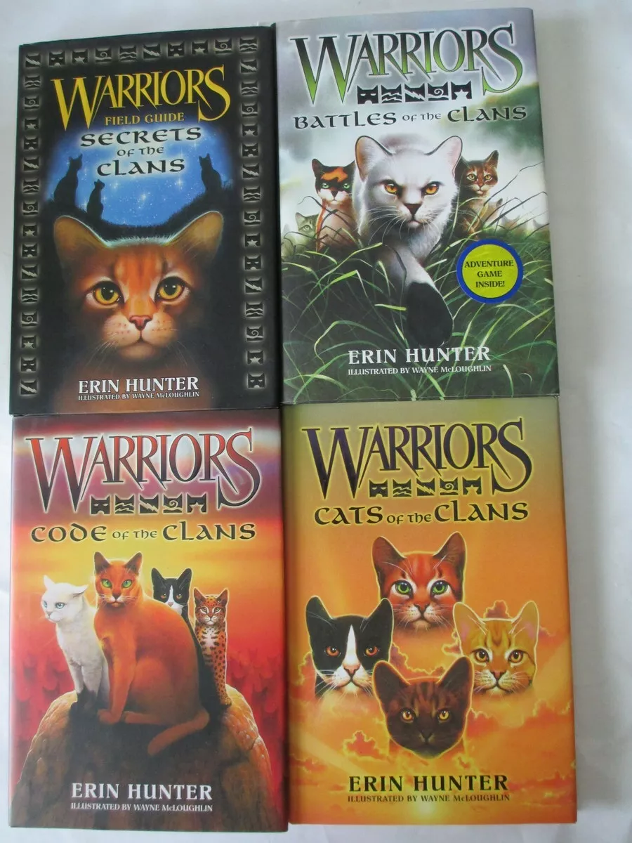 2 Warriors: Cats of the Clans + Secrets of the Clans by Erin Hunter  Hardcover