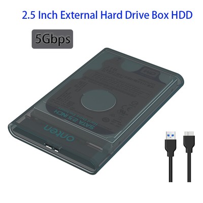 USB3.0 to SSD SATA Adapter External Hard Drive Box HDD Enclosure Hard Drive Base