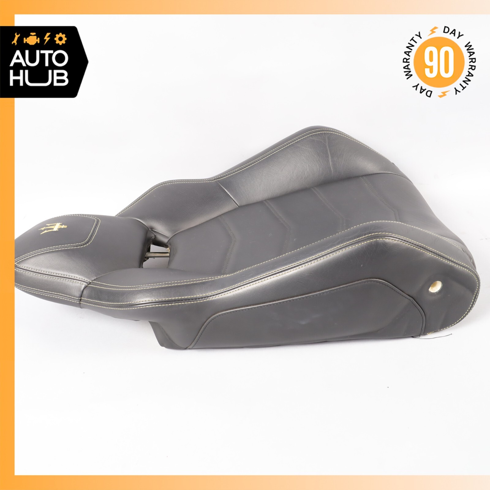 13-18 Maserati GranTurismo S M145 Front Right Top Upper Seat Cushion Black OEM