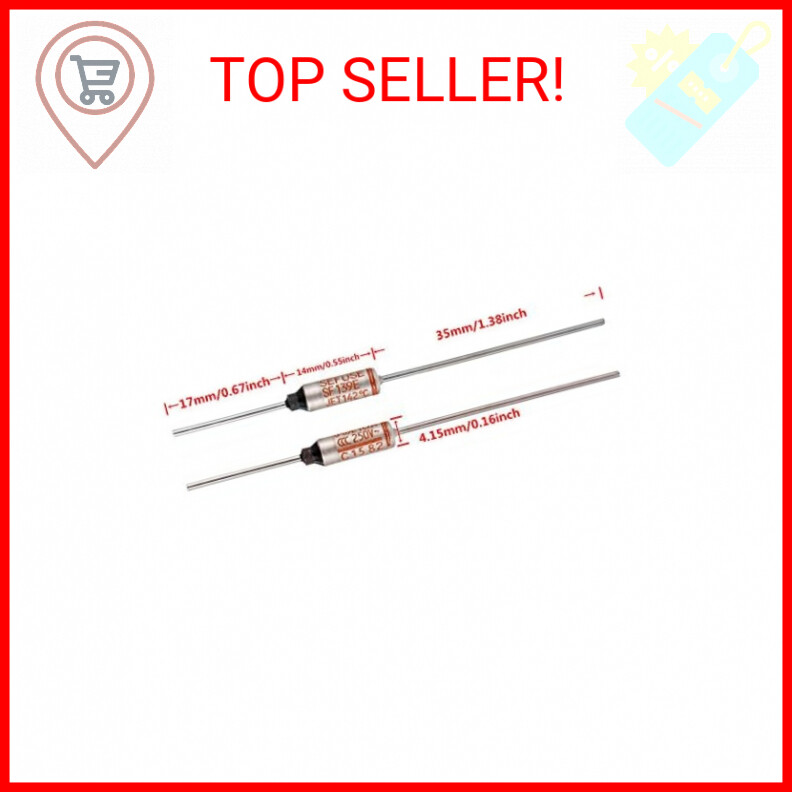 10 Pcs Per Lot Microtemp Thermal Fuse 142 Degree T... – Grandado - Foto 8