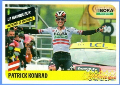 RADSPORT Sticker Panini Tour de France 2021 #T16 Patrick KONRAD - Etappe 16