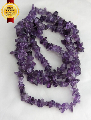 8-5mm Amethyst Perlen Chip 250+ Premium Qualität Edelstein für Schmuck Halskette