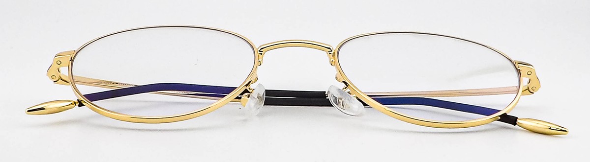 Ottoto Moran Gold Eyeglasses Frames 35-000071 48-22-142 | eBay