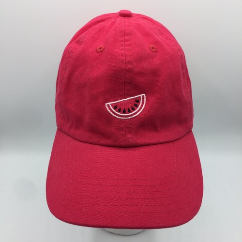 e.l.f. Cosmetics Watermelon Hat Adult Adjustable Strapback Red Baseball Ball Cap