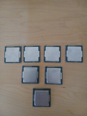 Lot of 7PCs Intel Core i3 4th Gen (4130 & 4170 & 4150) CPU Desktop processor