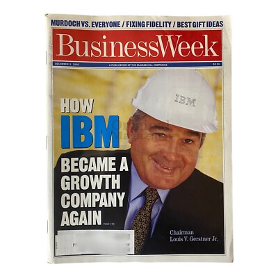 BusinessWeek Magazine December 9, 1996 Chairman Louis V. Gerstner Jr. VG