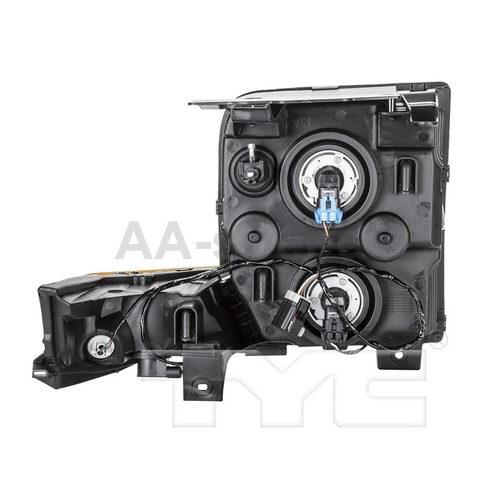 Conjunto de faros izquierdos para Jeep Commander 2010 2009 2008 2007 2006 TYC Foto 3 de 4