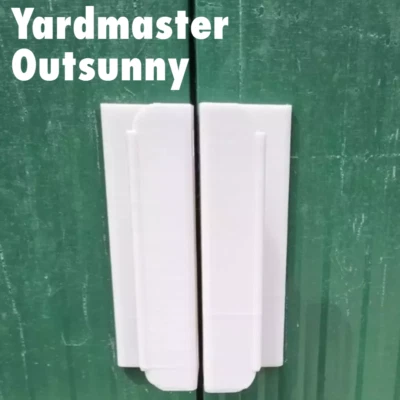 3DEXCEL 2 Replacement Door Handles Compatible with Yardmaster Outsunny Metal Shed