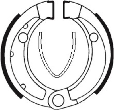 Bremsbacken Organisch BA048 passend für AEON COBRA 60 2004-2011