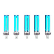 5 PCS 9 Watts UV-C Light Bulbs UV 254 nm G23 Base 9W Replacement Lamp