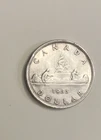 1935 Canada Silver Dollar - Voyageurs / George V - VG Condition