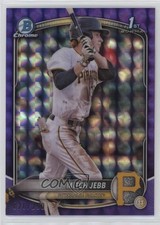 2025 Bowman Chrome Prospects Purple Geometric Refractor 26/250 Mitch Jebb 1hp7