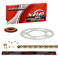 SILENT Kettensatz Suzuki GS 500 E (GM51B) 89-93 XAM AX X-Ring G&B CLIP GS500E