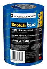 ScotchBlue Sharp Lines Multi-Surface Painter's Tape, 1.88 Inches x 60 Yards, ...