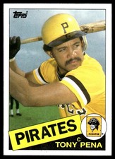 Tony Pena 1985 Topps #358 Pittsburgh Pirates MLB READ FREE SHIPPING AutographDen