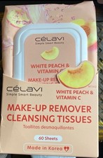 C lavi White Peach  Vitamin C Make-Up Remover Cleansing Tissues 60 Sheets