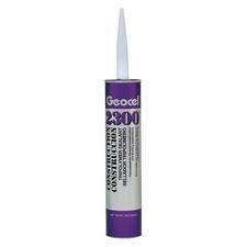 Geocel Hybrid Sealant, 10.3 oz, Cartridge, Gray, Hybrid Base, 2300 GC66102