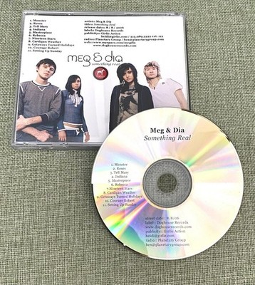 Meg & Dia         ** PROMO CD **      Something Real