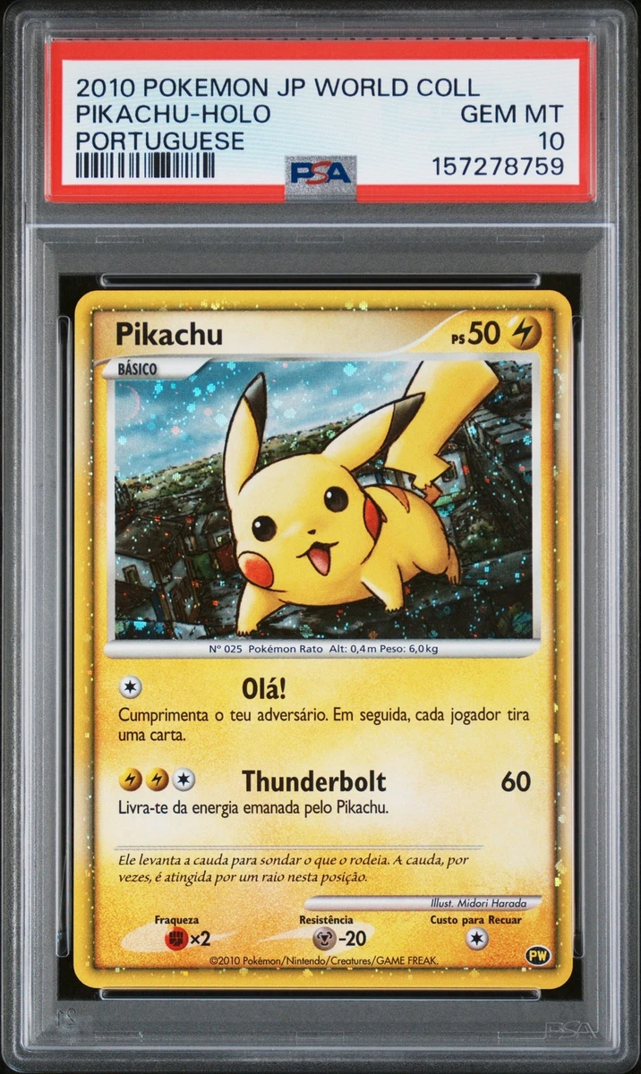 Pikachu Pokémon TCG Professional Sports Authenticator (PSA