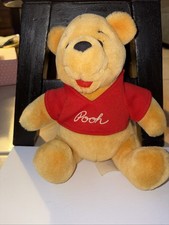 Vintage Winnie the Pooh Bear 8" Plush Doll Disneyland/Walt Disney World