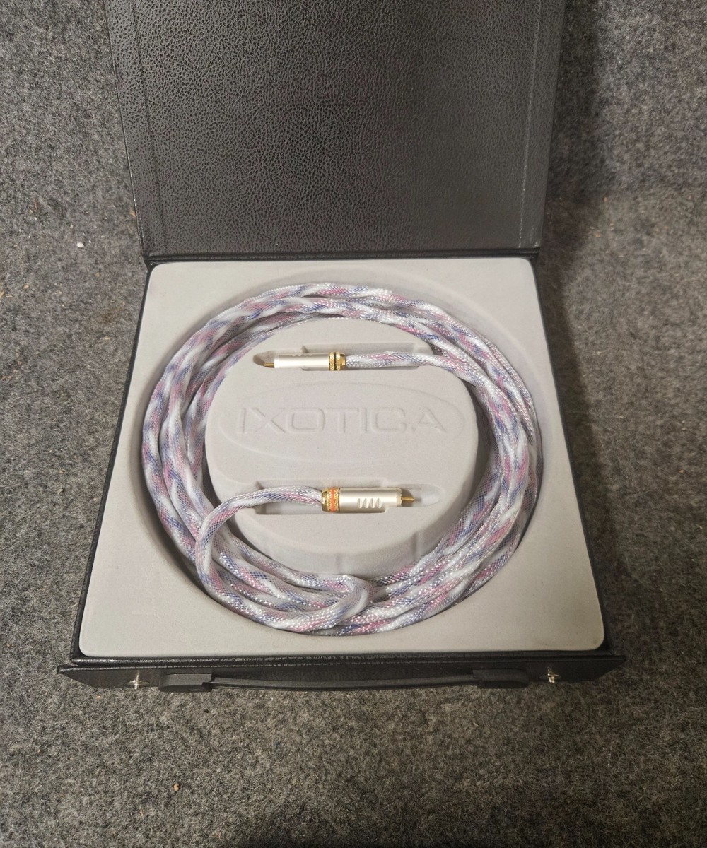IXOS Ixotica Stereo Audio RCA Cable Braid Interconnect IX2S 3