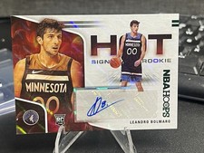2020-21 Panini NBA Hoops - Hot Signatures Rookies Leandro Bolmaro #HR-LBA AU, RC