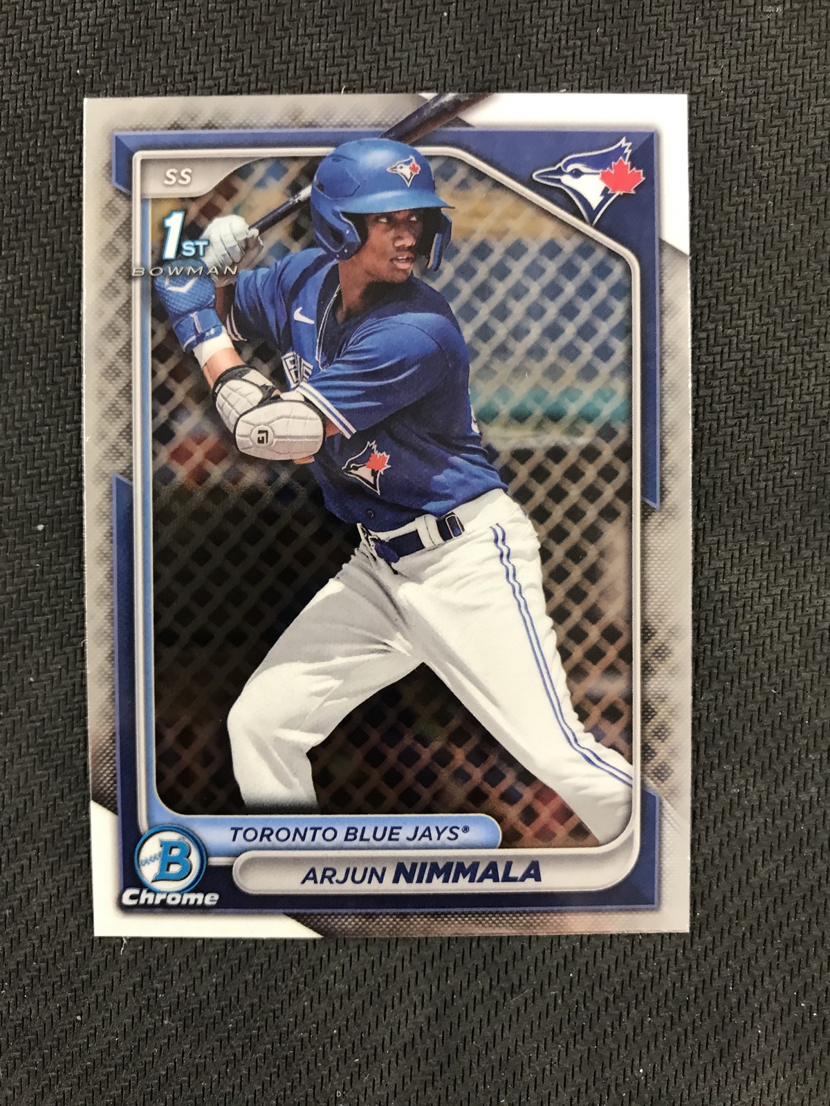 2024 Bowman Chrome Prospects #BCP-142 Arjun Nimmala Toronto Blue Jays