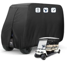 Flymei 6 Passenger Golf Cart Cover Waterproof Winter Outdoor Dustproof Windproof