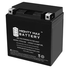YTX16-BS 12V 14AH Battery for Powersport Motorcycle Scooter ATV