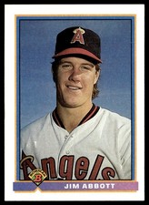 1991 Bowman Jim Abbott California Angels #200