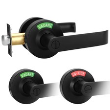 Malimali Commercial Door Handle with Occupied Sign, Bathroom Door Handle with...