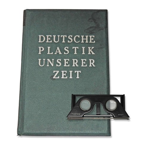WWII 1942 German 3-D Book, Deutsche Plastik Unserer Zeit