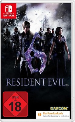 Resident Evil 6 (Switch - Code in a Box) (NEU & OVP) (UNCUT) (Blitzversand)
