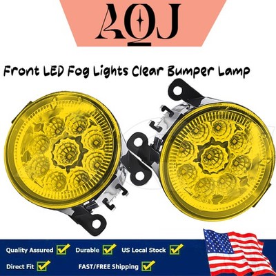 Fit Ford C-Max 2013-2018 Pair Front Bumper Fog Lights Lamps Replacement